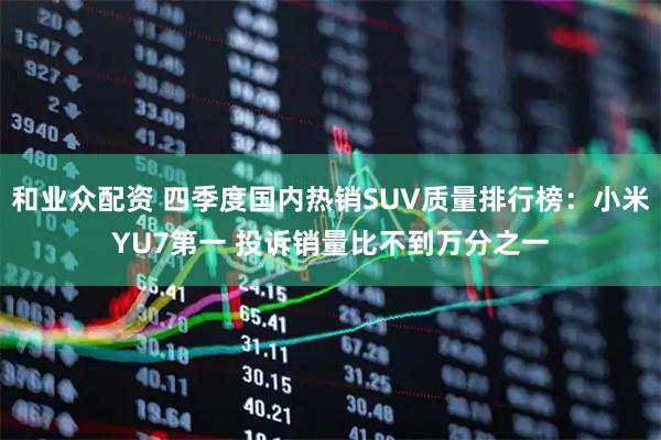 和业众配资 四季度国内热销SUV质量排行榜：小米YU7第一 投诉销量比不到万分之一